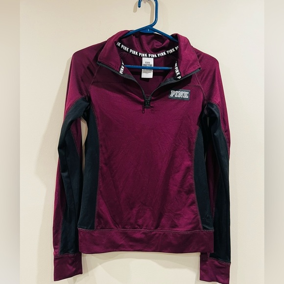 🔥PINK burgundy Zip up🔥 - Picture 1 of 5